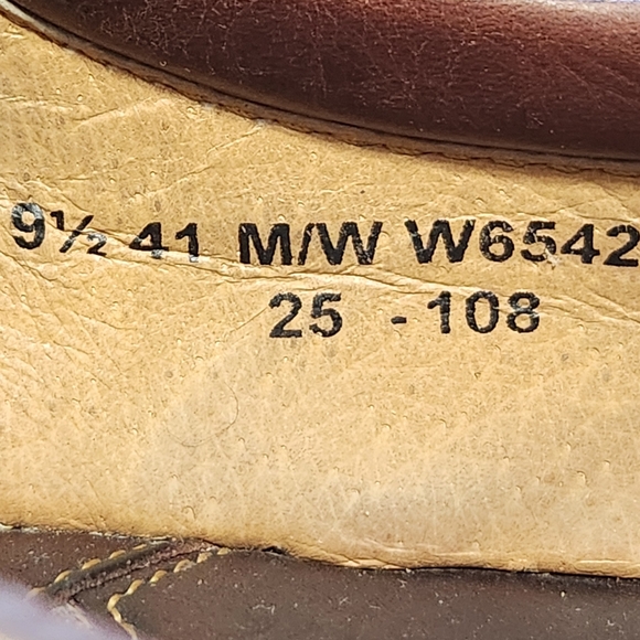 Born Brown Leather Slip On Shoes Loafers W6542 Women's Size 9.5 US  41 EU - Picture 8 of 8